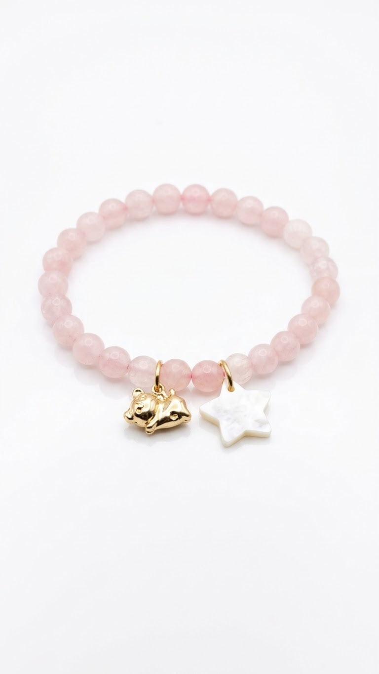 CRISTAL Pulsera bolas de cristal