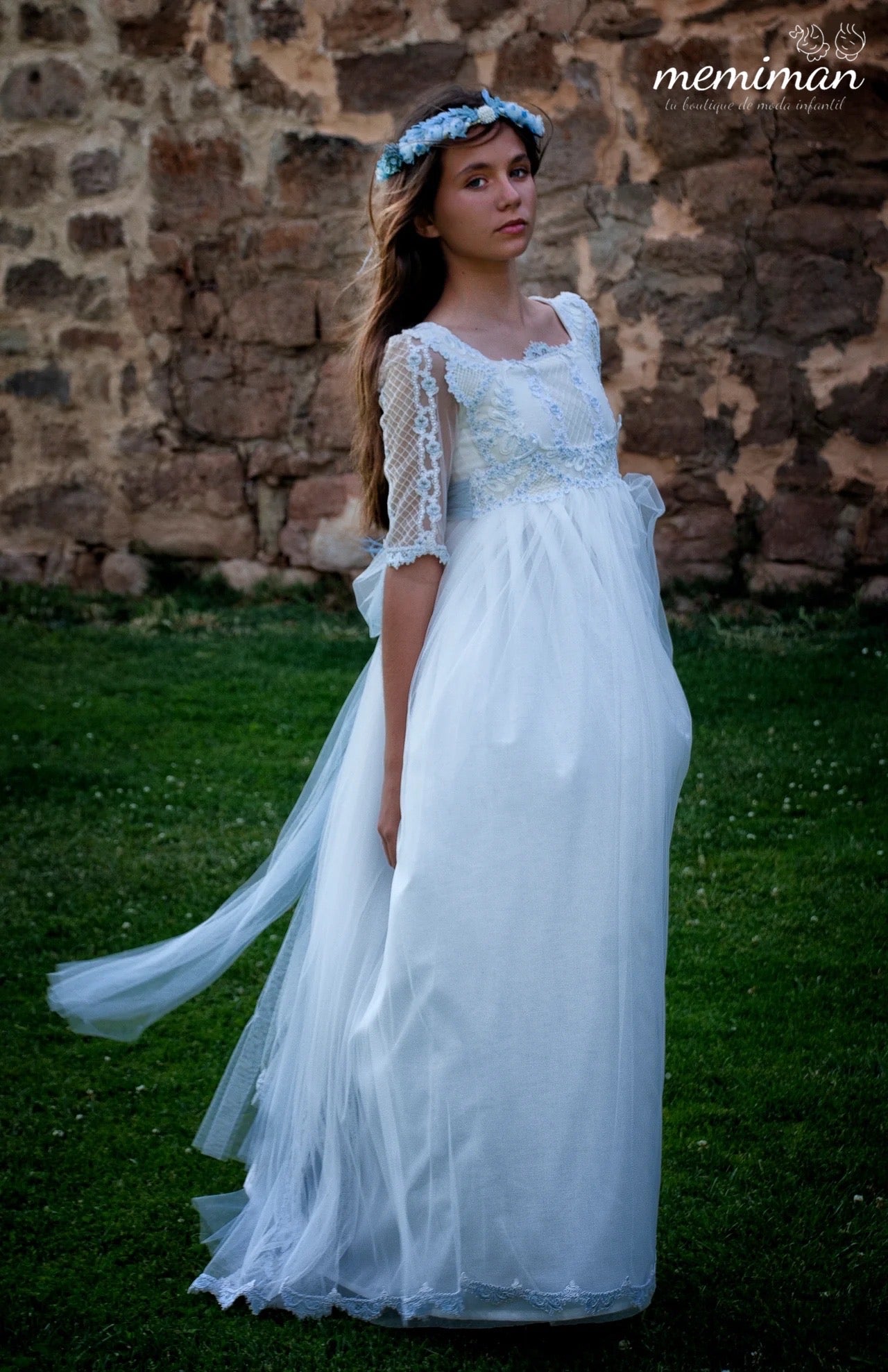 LUNA AZUL Vestido comunión – memiman