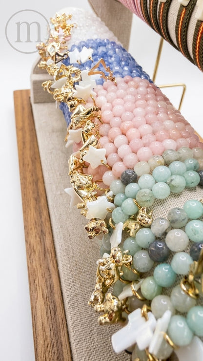 CRISTAL Pulsera bolas de cristal