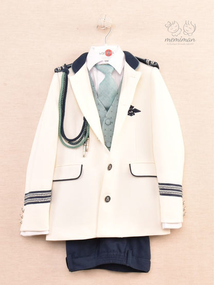 10-02131 Traje Almirante Mao Bicolor