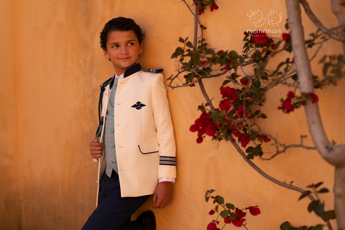 10-02131 Traje Almirante Mao Bicolor