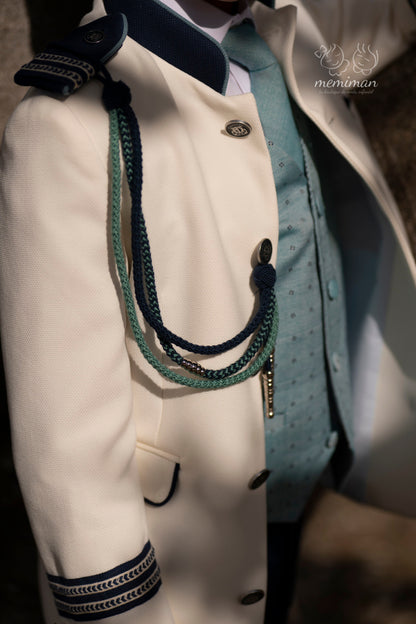 10-02131 Traje Almirante Mao Bicolor