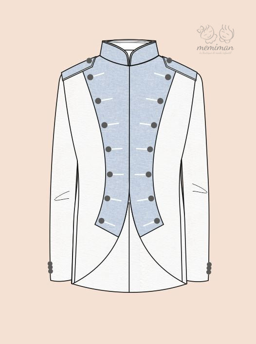 10-02145 Traje Almirante Doble Botonadura