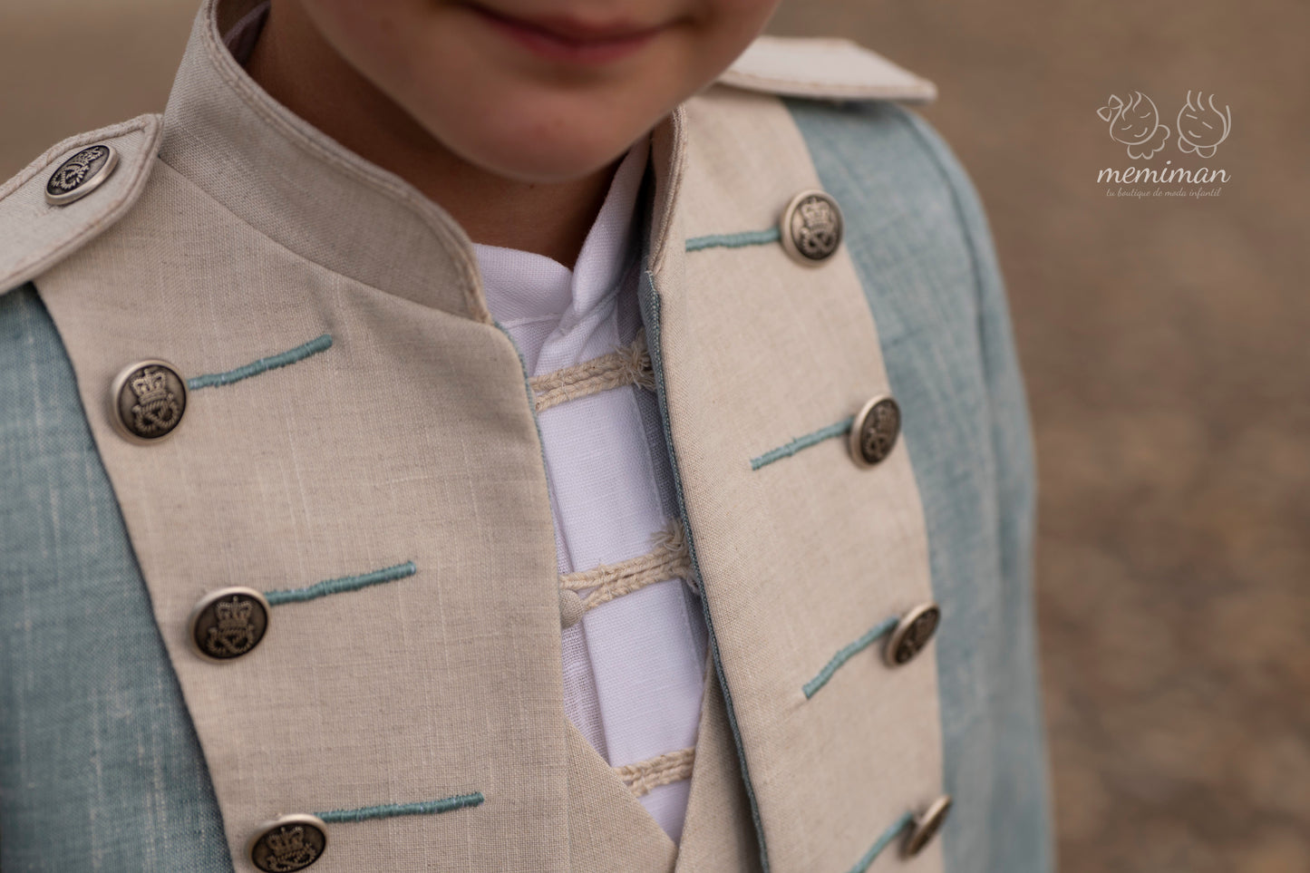 10-02145 Traje Almirante Doble Botonadura