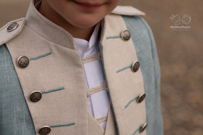 10-02145 Traje Almirante Doble Botonadura