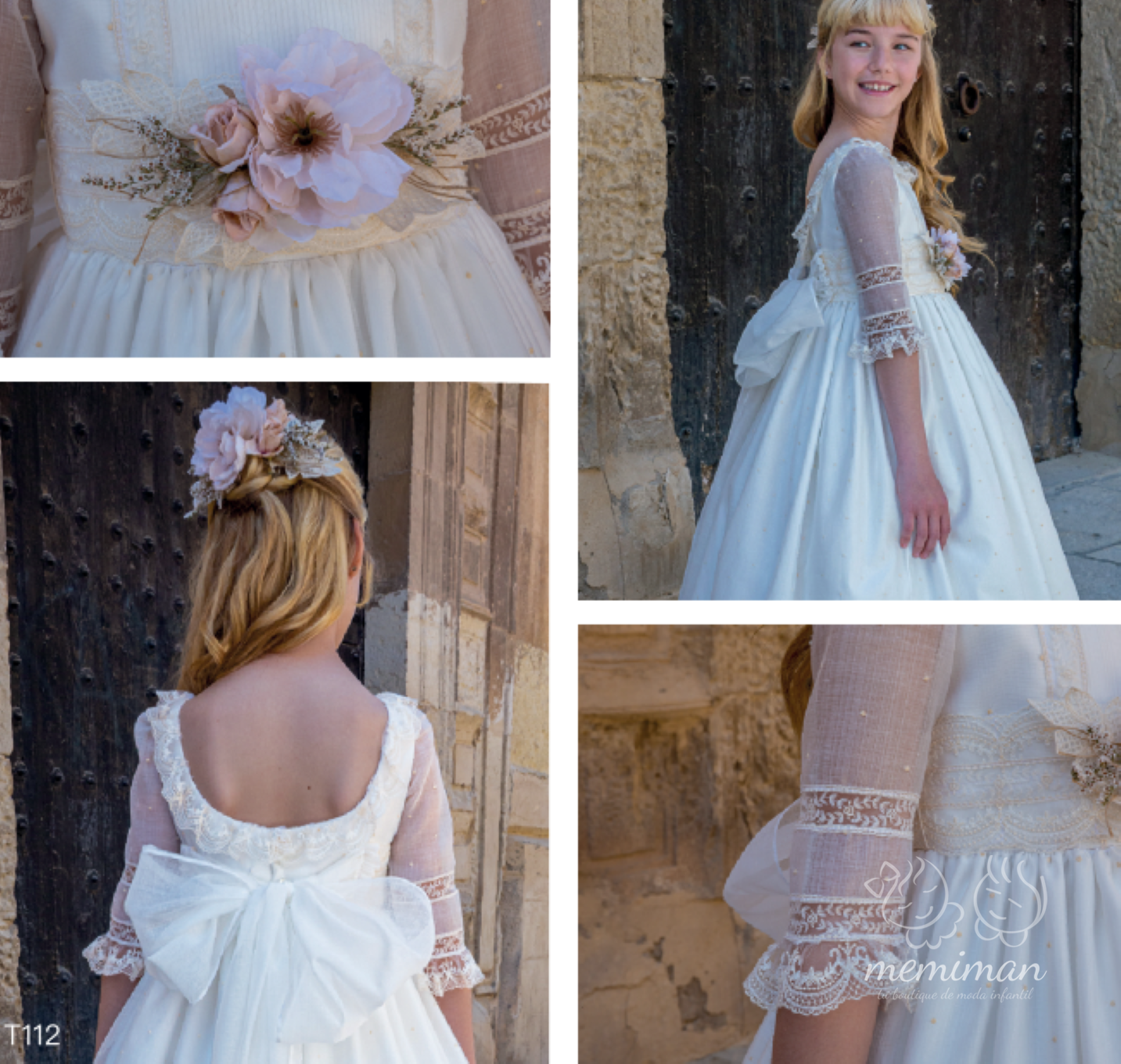 XC112 EMMA Communion Dress