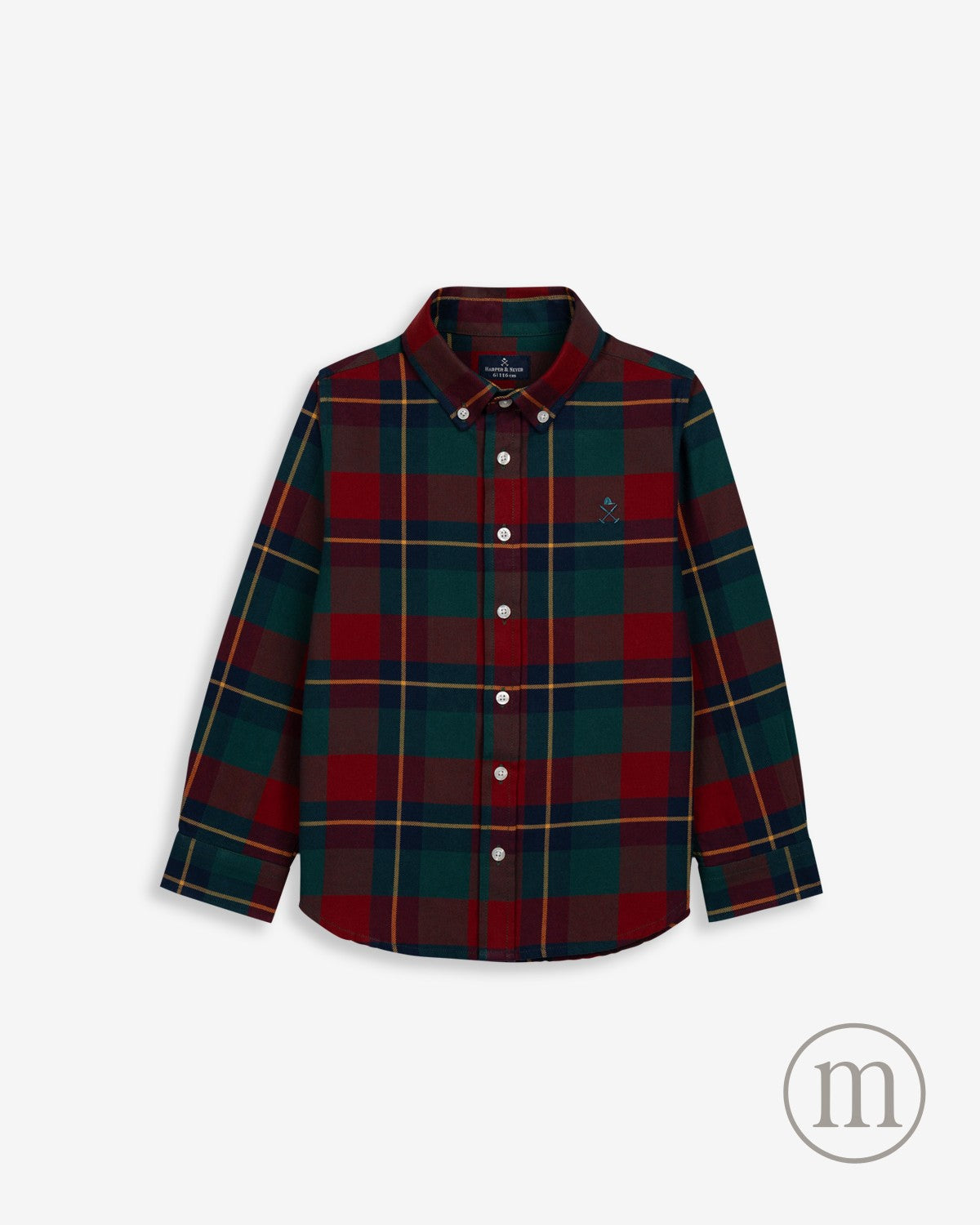 1201126007 Camisa Winter Checks Kids
