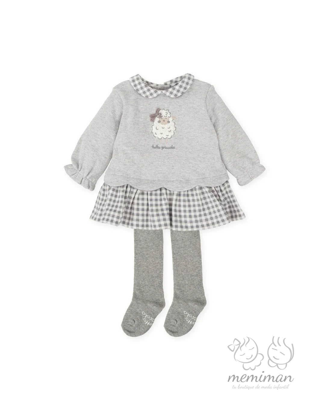 1281W25 SOÑAR Vestido Bebé Ovejita