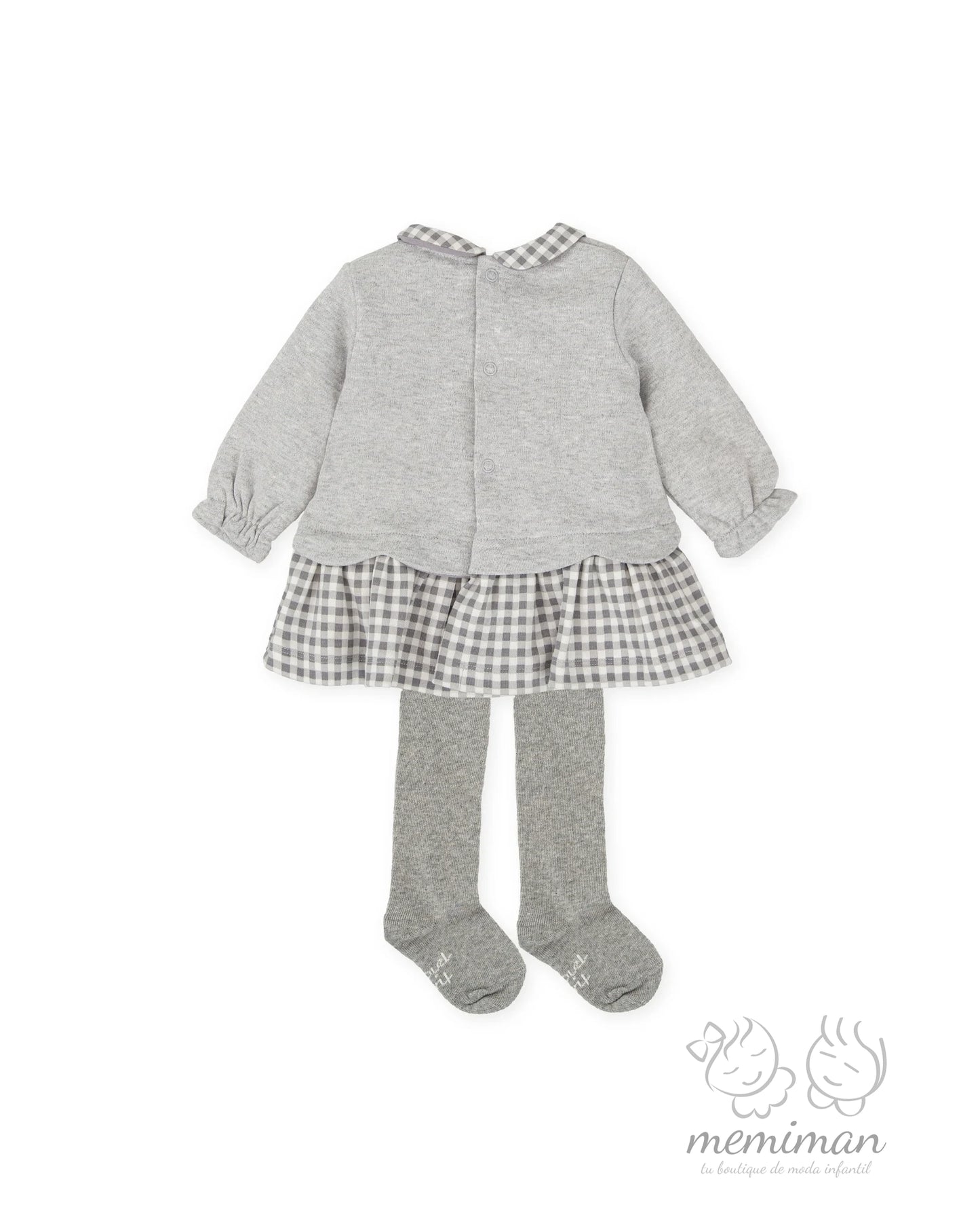 1281W25 SOÑAR Vestido Bebé Ovejita