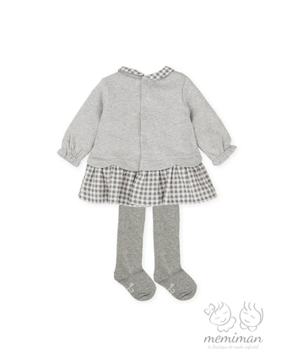 1281W25 SOÑAR Vestido Bebé Ovejita