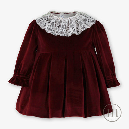 40-0129-V Vestido Bebé Terciopelo