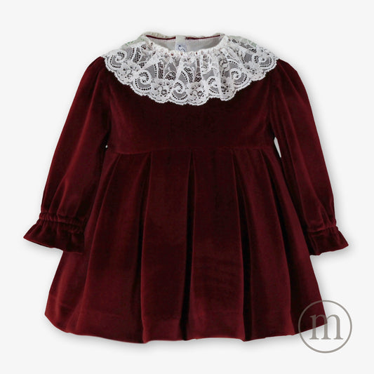 40-0129-V Vestido Bebé Terciopelo