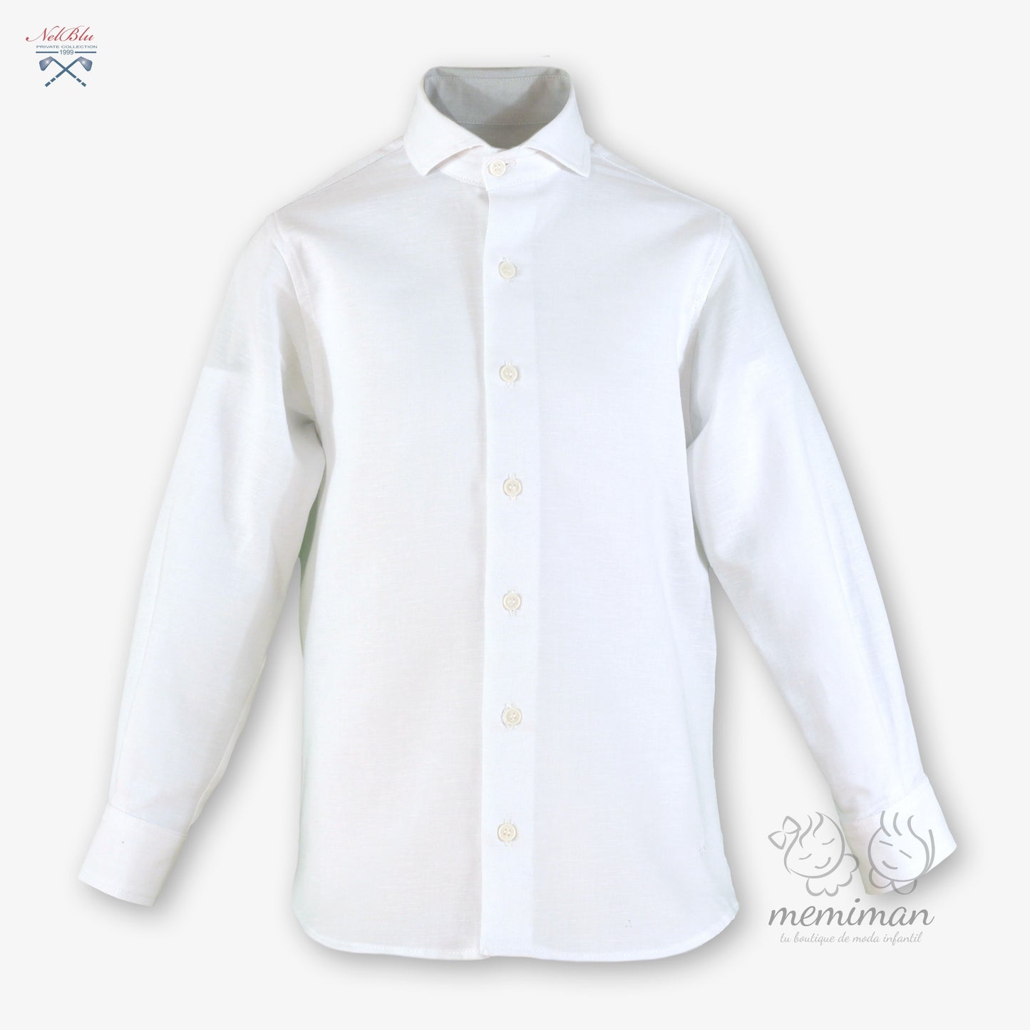 39-1316-2 Chemise Enfant ML Nid d'abeille