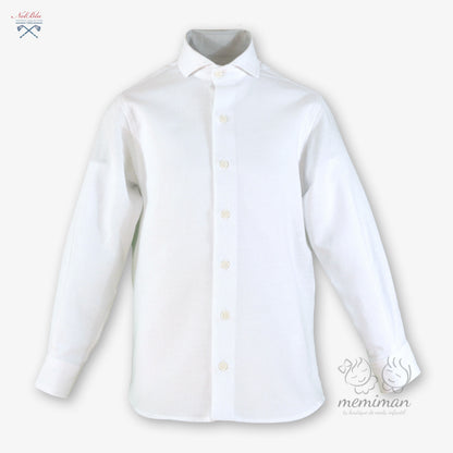 39-1316-2 Chemise Enfant ML Nid d'abeille