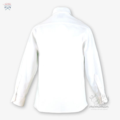 39-1316-2 Chemise Enfant ML Nid d'abeille