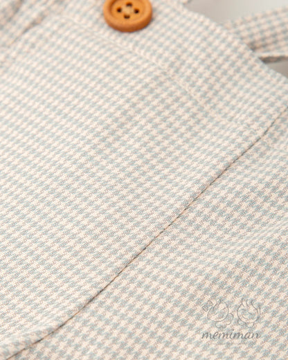 1341W25 BOUQUET Baby Boy Bloomers with Suspenders