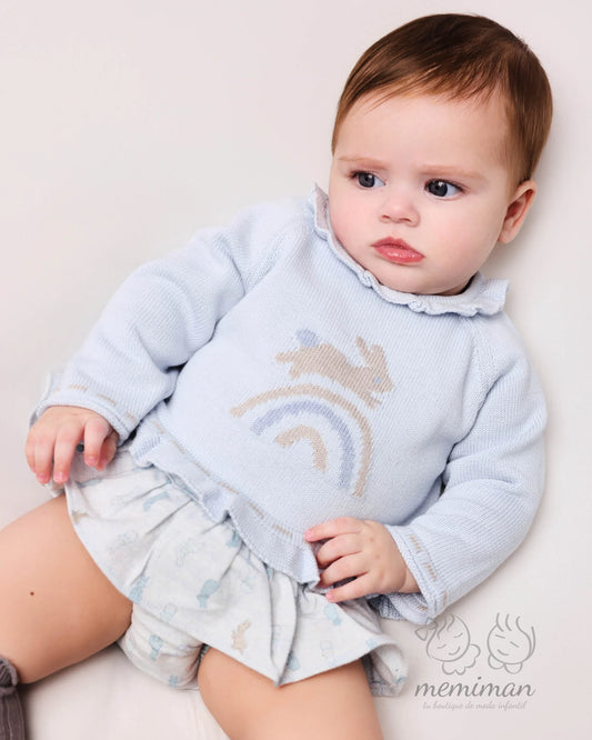 1350W25 JUMPING Bunny Bloomers Baby Girl