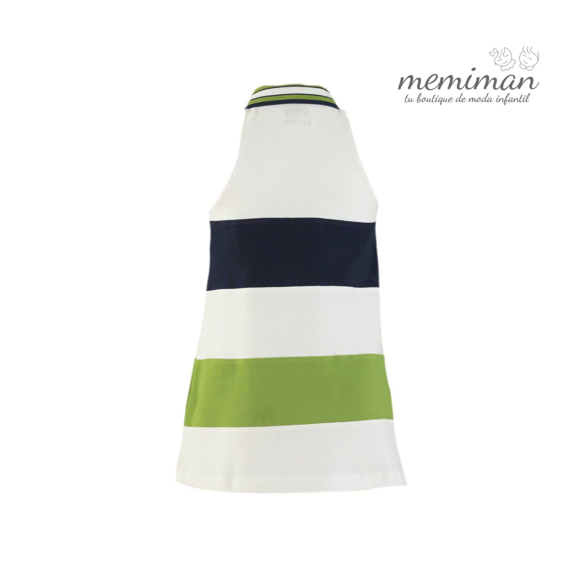 35-1406-V Vestido niña punto roma rayas – memiman