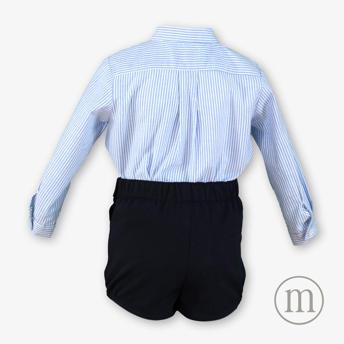 40-0145-23 Conjunto Bebé Niño Rayas