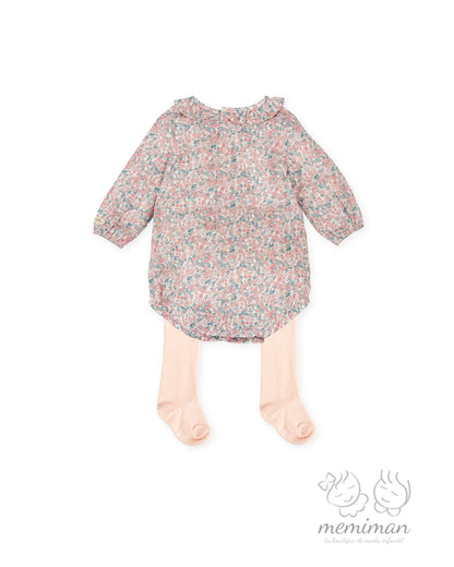 1470W25 BOUQUET Pelele Flores