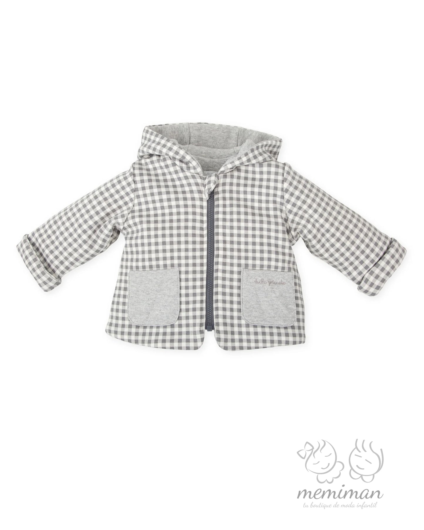1575W25 SOÑAR Hooded Checkered Jacket