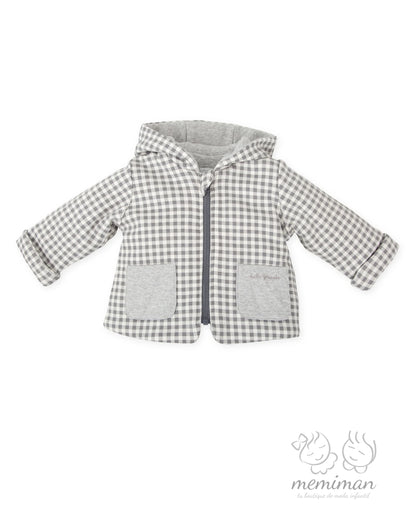 1575W25 SOÑAR Hooded Checkered Jacket