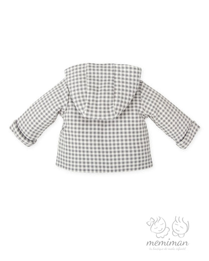 1575W25 SOÑAR Hooded Checkered Jacket