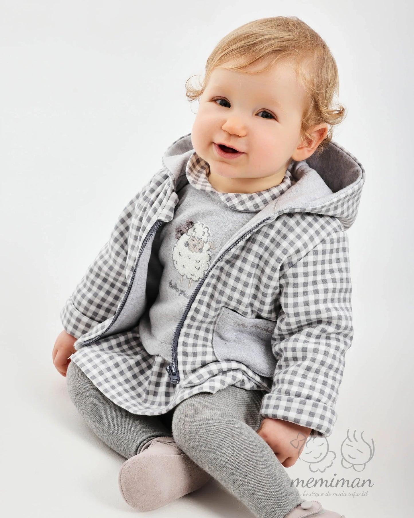 1575W25 SOÑAR Hooded Checkered Jacket