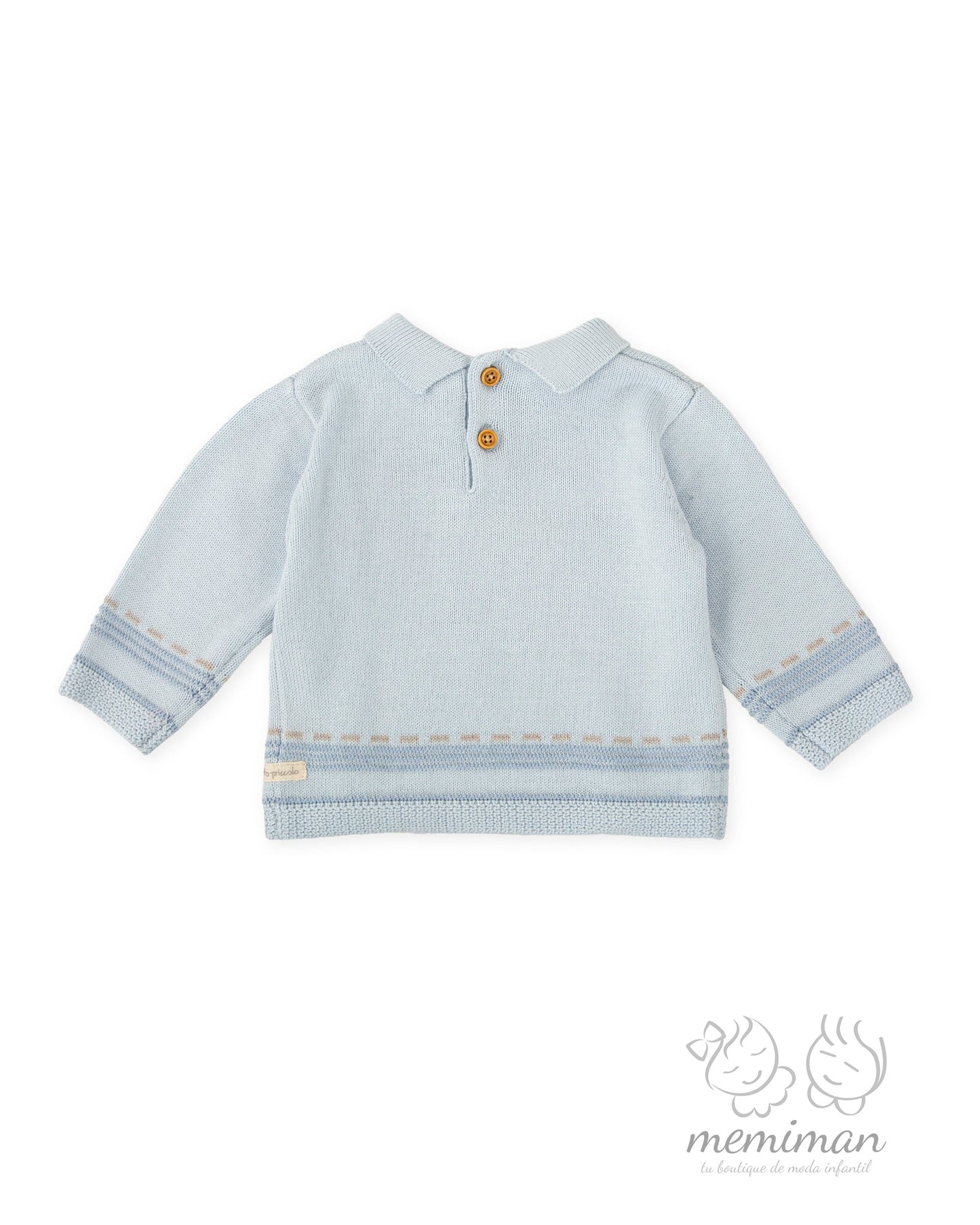1850W25 JUMPING Baby Boy Bunny Sweater