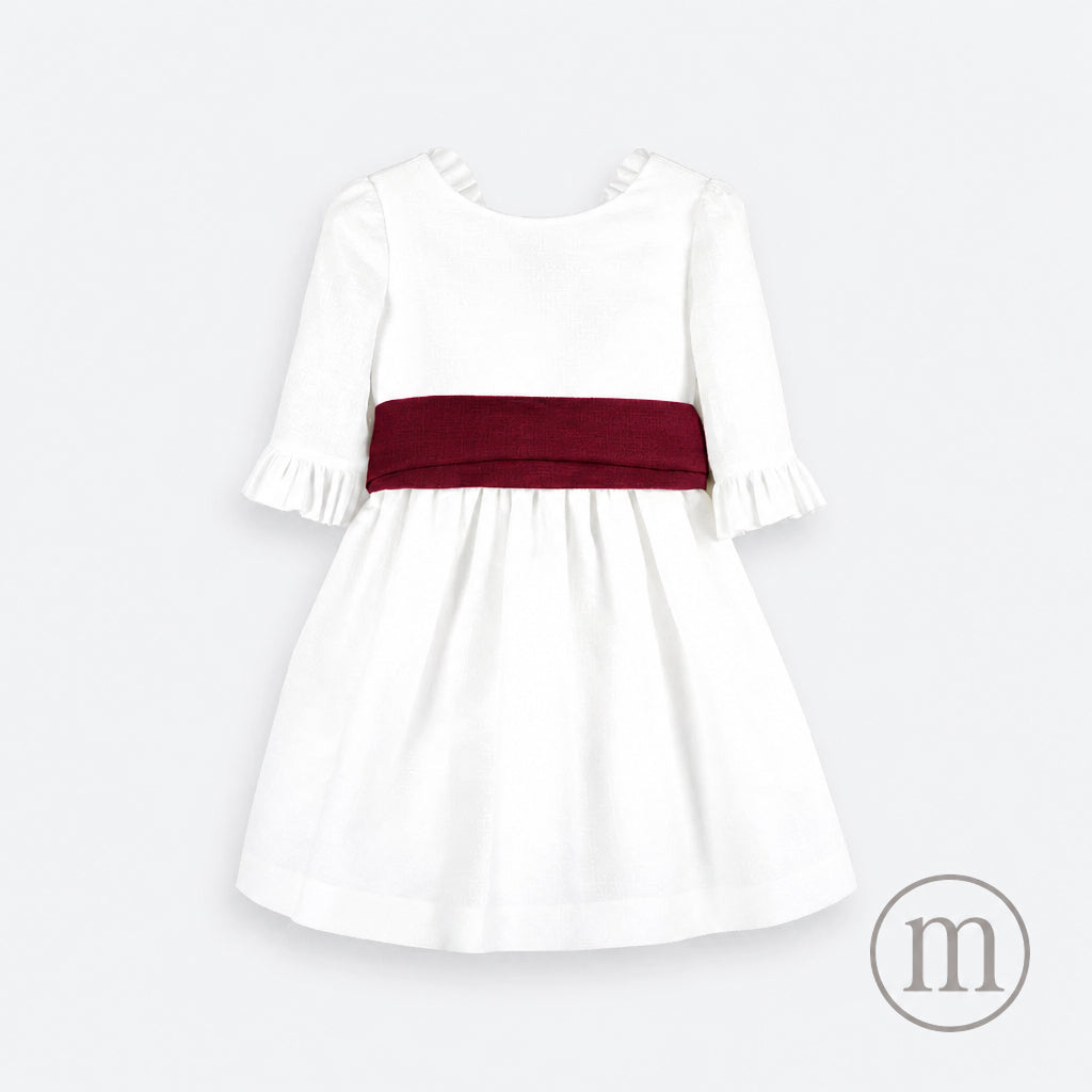 190402MF Vestido Lino Cermonia )