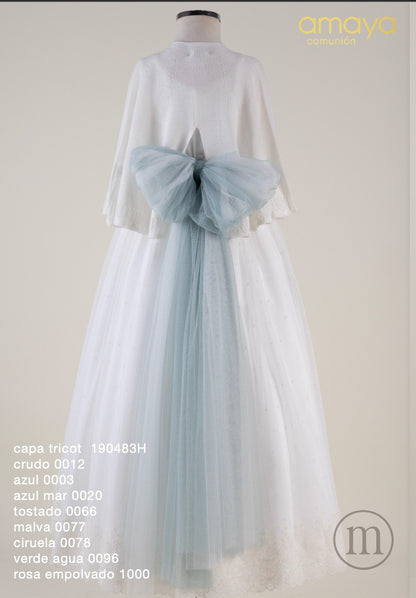 190483H Capa Tricot Comunión