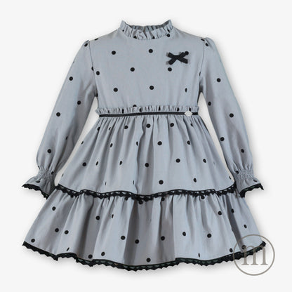 40-0224-V Vestido Infantil Lunares