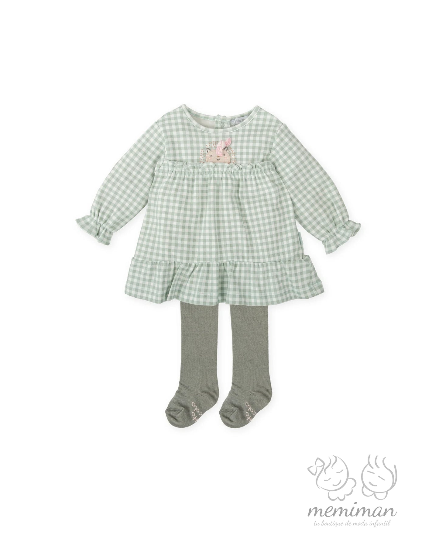 2281W25 PATIO Vestido Cuadros