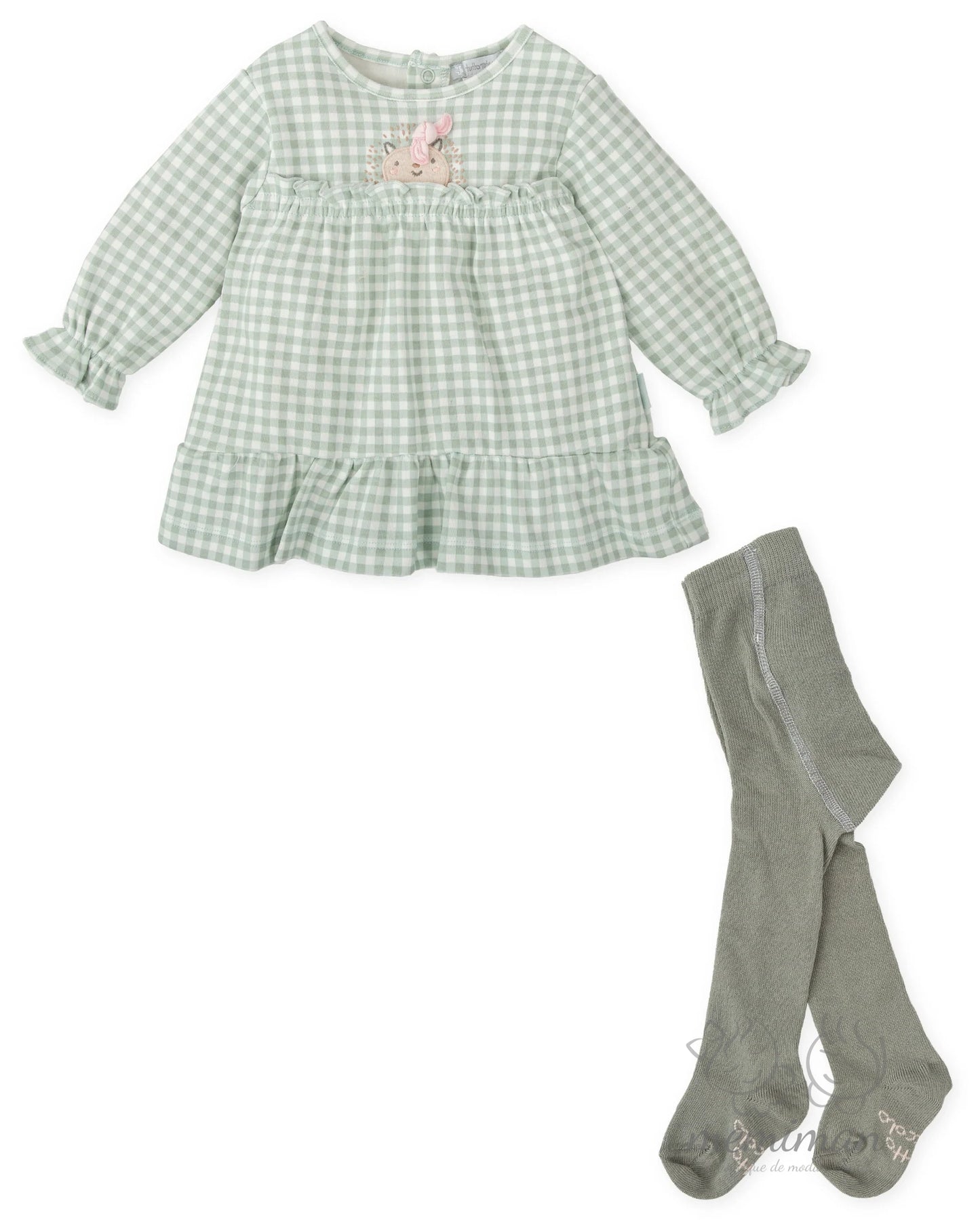 2281W25 PATIO Vestido Cuadros