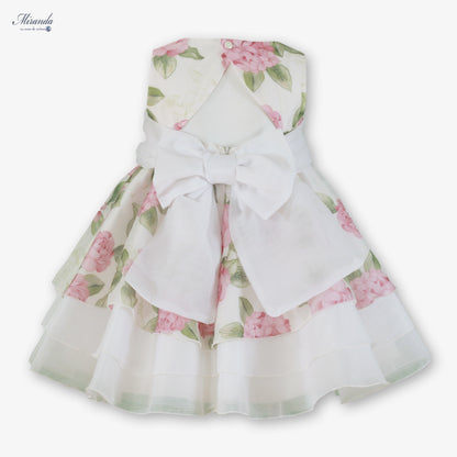 39-0229-V Vestido Infantil Flores
