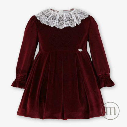 40-0229-V Vestido Infantil Terciopelo