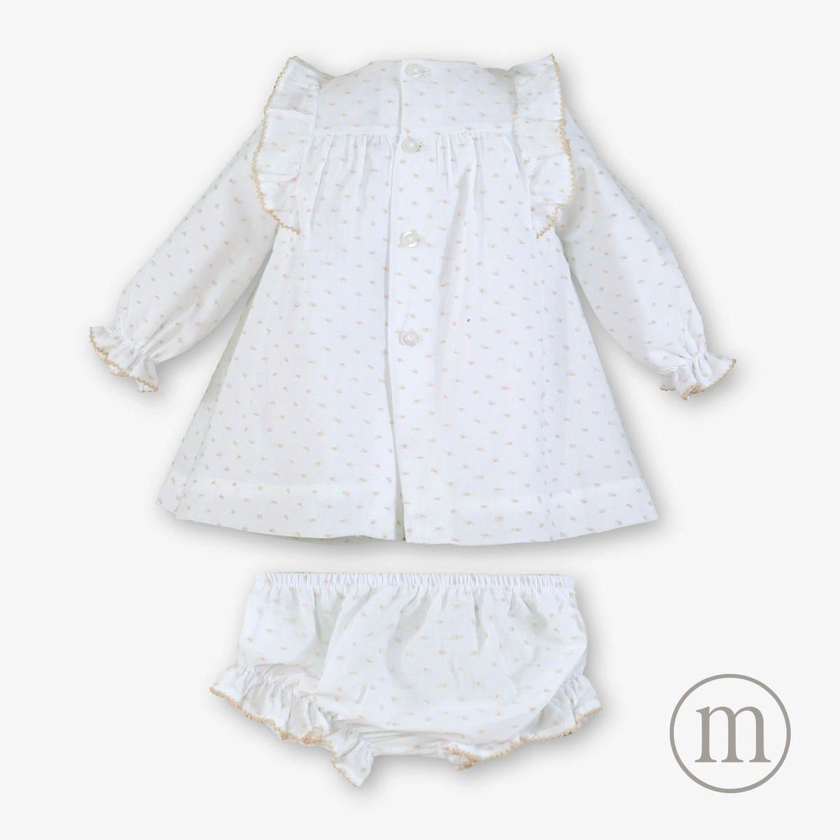 40-0022-VB Vestido Bebé Braguita