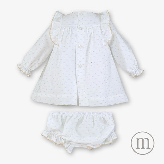 40-0022-VB Vestido Bebé Braguita