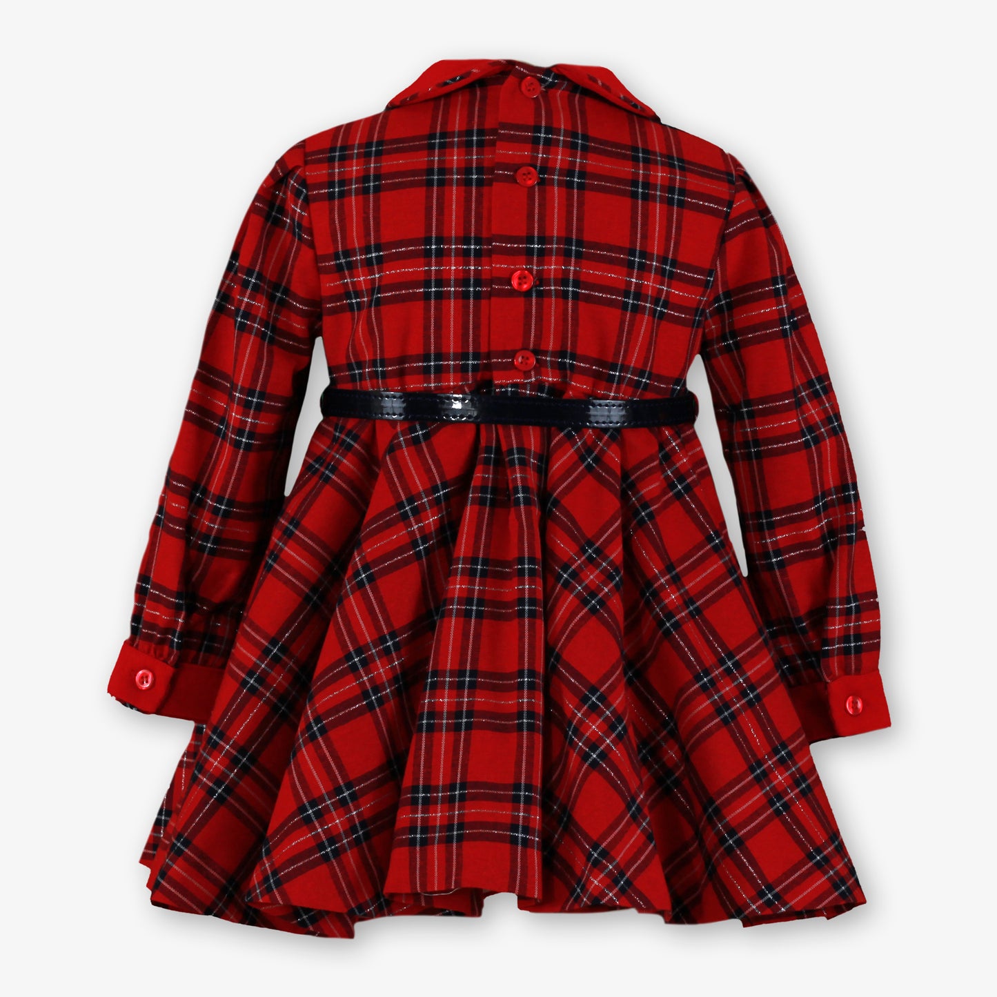 38-0232-V Vestido Infantil Cuadros