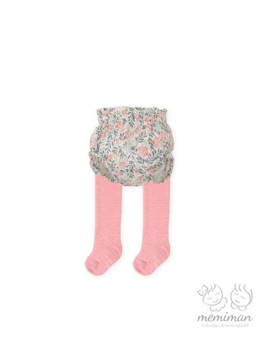 2350W25 STORY Baby Girl's Bloomer Pants Flowers 