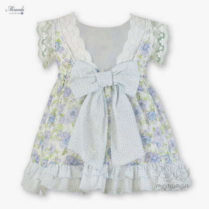 Robe enfant à fleurs 39-0236-V 
