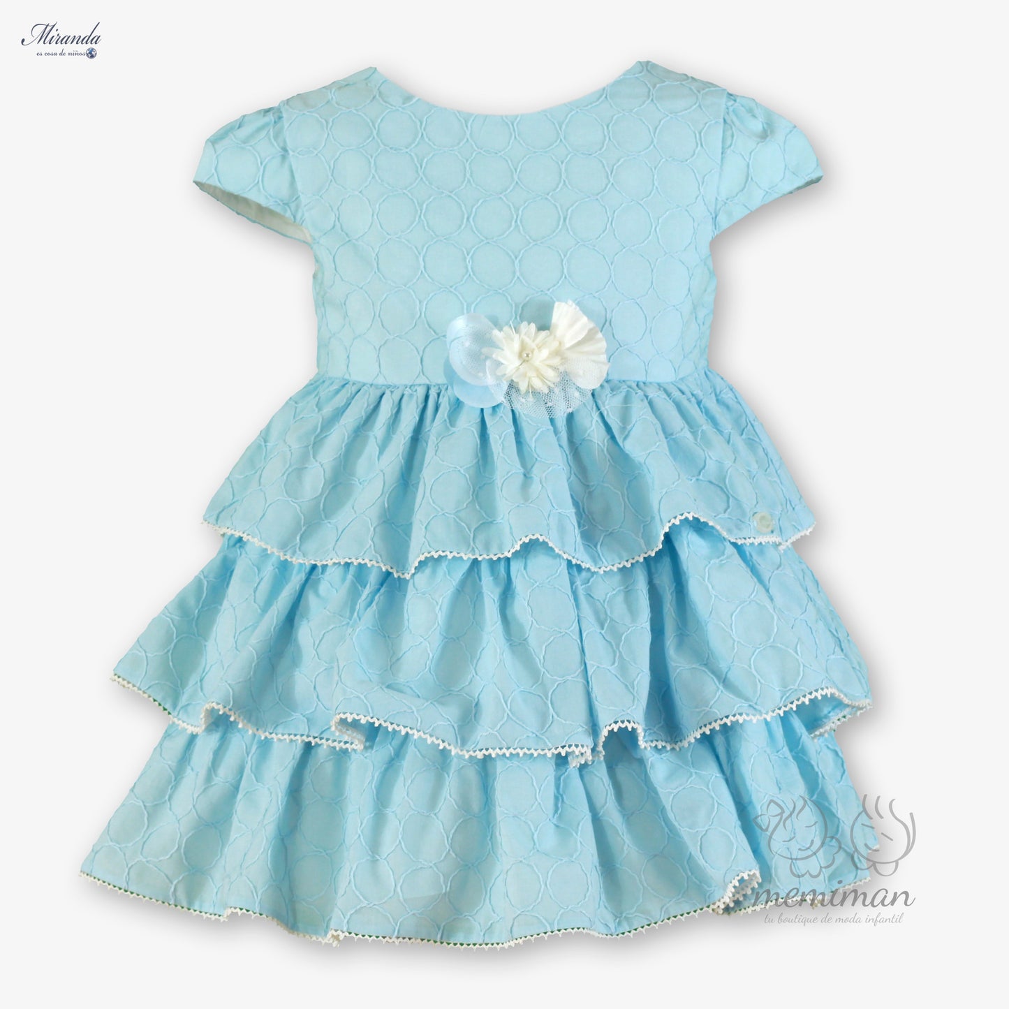Robe enfant à volants 39-0237-V 