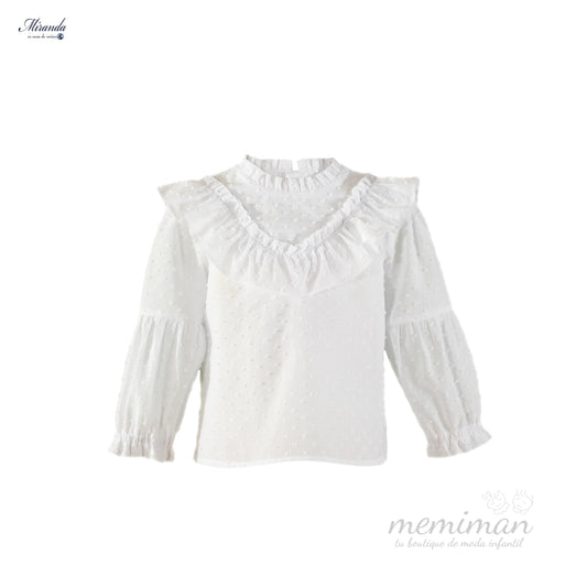 36-0238-2 Blusa infantil plumeti