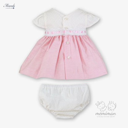 39-0023-VB Vestido Bebé Braguita