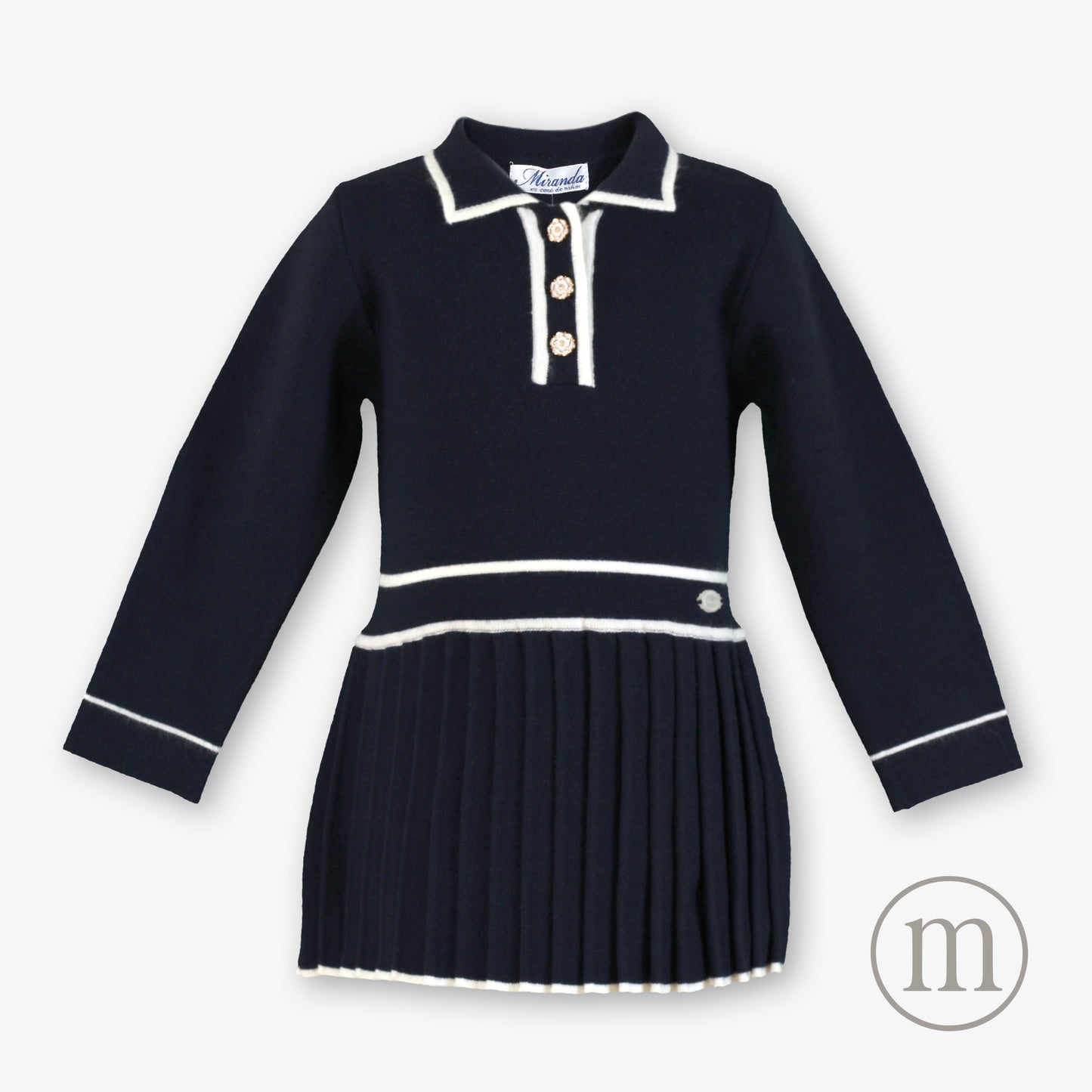 40-0245-V Vestido Infantil Punto