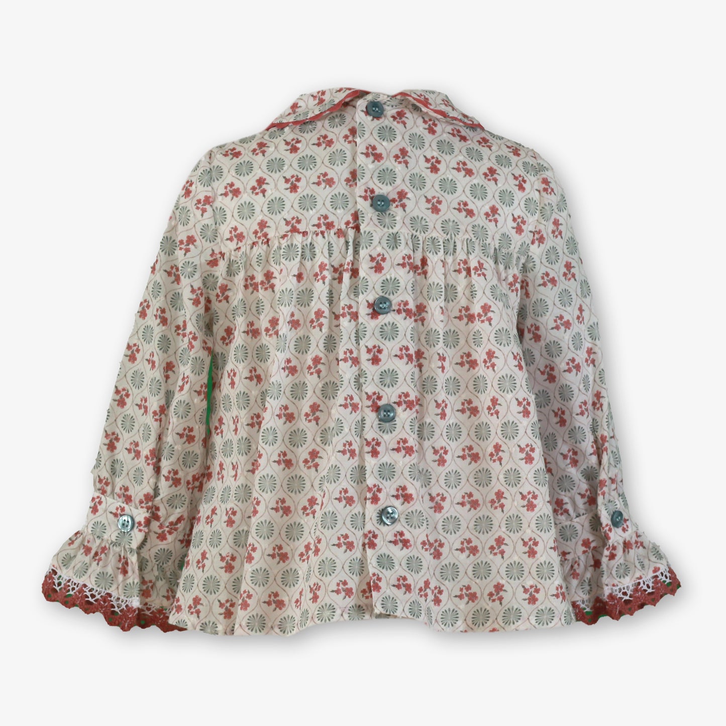 38-0255-2 Printed Girl's Blouse 