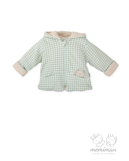 2575W25 PATIO Check Hooded Jacket 