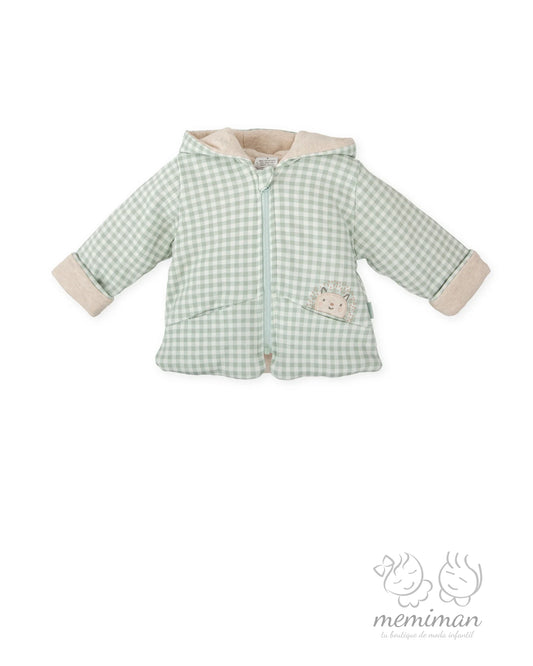 2575W25 PATIO Check Hooded Jacket 