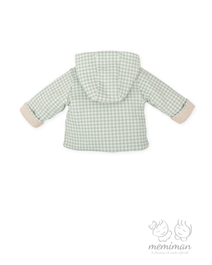 2575W25 PATIO Check Hooded Jacket 