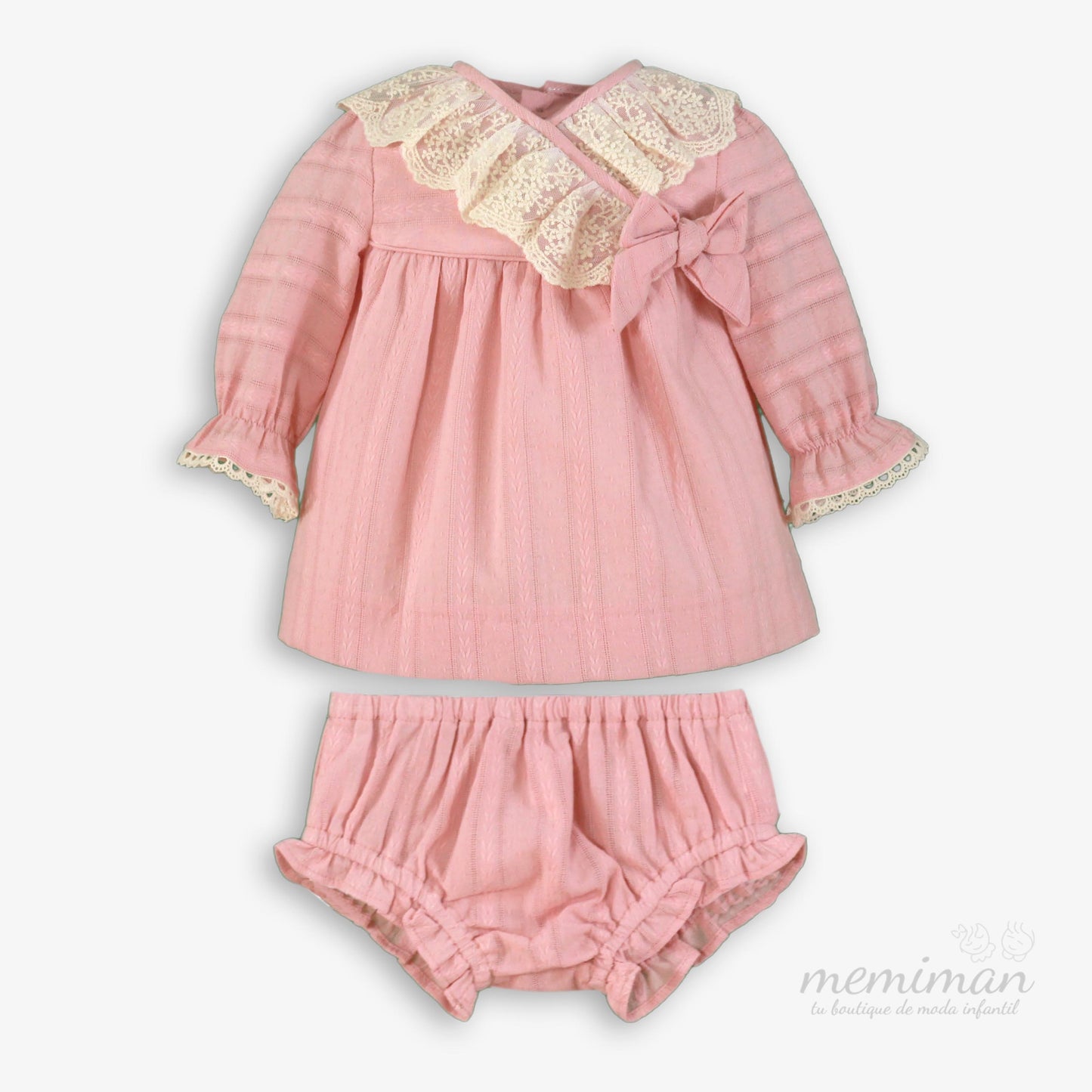 38-0026-VB Robe bébé en dentelle 